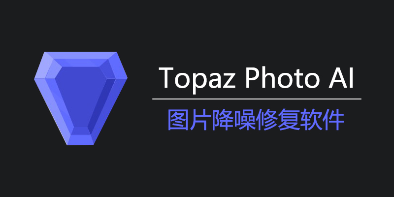 Topaz Photo AI 中文特别版 Win3.0.2 / Mac2.4.2 图片降噪修复软件
